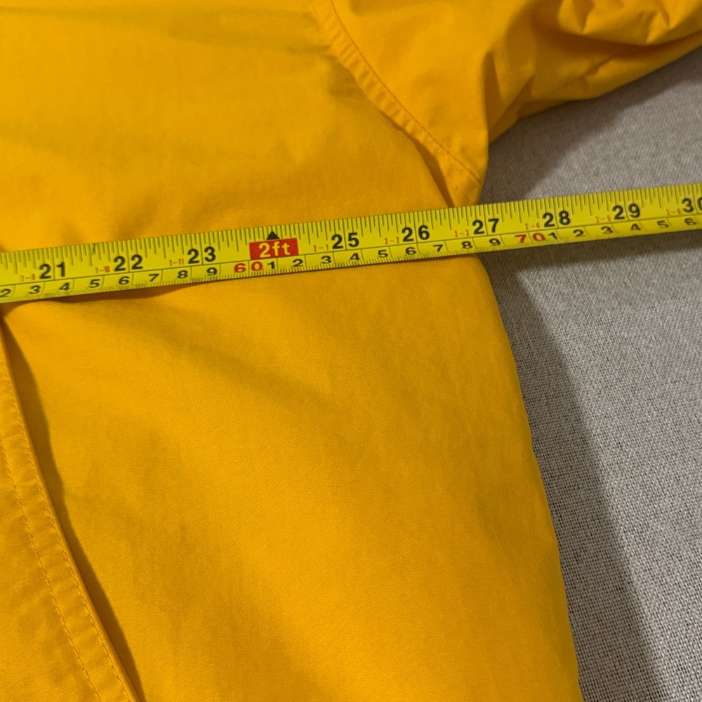 Disney Mickey Mouse Adult Hooded Jacket Yellow Pullover SZL. Vintage. - Picture 6 of 16